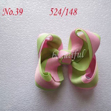100 BLESSING Good Girl Boood girl  Hair Accessories 4 Inch 2 Tone Double-Edged Bow Free Shipping  High Quality Grosgrain Ribbon 2024 - buy cheap