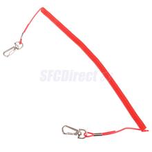 Fishing Security Rope Fishing Coiled Lanyard Safety Rope Wire Steel Inside Attached with Fishing Drop Rope Fishing Tackle Tool 2024 - buy cheap