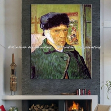 Pinturas de Mintura autorretratos de Vincent Van Gogh pintados a mano famosos pintura al óleo sobre lienzo imágenes artísticas para decoración del hogar 2024 - compra barato
