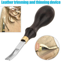 Handmade Leathercraft Leather Cut Edge Beveler Cutting Groover Skiving Trimming DIY Leather Craft Tool Leather Trimming Thinner 2024 - buy cheap