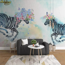 beibehang papel de parede para quarto Customize photo wall paper animals mural Wanmabenteng speeding horse 3d mural wallpaper 2024 - buy cheap