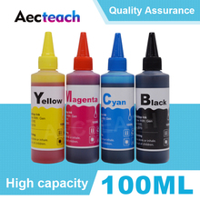 Aecteach Universal Printer Refill Ink Kit For HP 304 XL Deskjet 3720 3721 3723 3724 3730 3732 3752 3755 3758 100ml Bottle 2024 - buy cheap