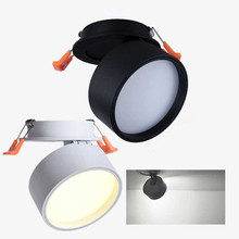 Hot sale 7W/12W/18W COB Led Recessed down lamp Foldable and 360 degree rotatable light spray background down light 2024 - buy cheap