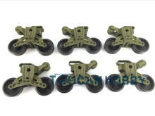 HengLong-ruedas de carretera de plástico, escala 1/16, EE. UU., M4A3, Sherman, tanque RC 3898, TH00455 2024 - compra barato