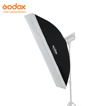 Софтбокс Godox 35x160 см 14x63 дюйма Портативный Прямоугольный студийный стробоскоп софтбокс с креплением Bowens для студийной вспышки 2024 - купить недорого