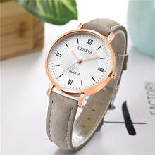 Fashion Watches For Woman 2021 New Design Rose Gold Dial Quartz Wristwatches Leather Watchband Ladies ClockZegarek Damski 2024 - buy cheap