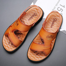 Sandalias y pantuflas de verano para hombre, zapatos informales de playa a la moda, sandalias de Gladiador, zapatos de verano 2024 - compra barato