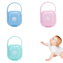 Baby Pacifier Whole Silicone Portable Baby Infant Pacifier Nipple Storage Box Holder Travel Case Baby Soother Container Holder 2024 - buy cheap