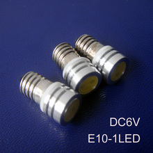 High quality 6V 0.5W led E10 bulb,6.3v E10 led light,E10 led Instrument Lights free shipping 100pcs/lot 2024 - buy cheap