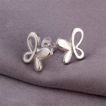new exquisite Specials  silver color  jewelry elegant fashion women  classic butterfly earrings 2024 - buy cheap