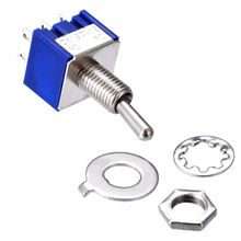 Mini interruptor elétrico 6 pinos ac 6a 2019 v, interruptor de comutação com 6mm, equipamento