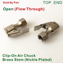 2pcs x Air Chuck,Open (Flow Through) Design,Nickle Plated Brass,1/4"NPT Female,Tire Repair Kits / Tools 2024 - buy cheap