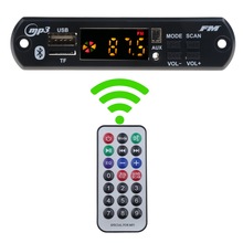 KEBIDU-placa decodificadora con Bluetooth para coche, módulo de Audio FM, TF, Radio, MP3, WMA, FM, AUX, 5V, 12V, accesorios para altavoces 2024 - compra barato