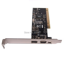 4 порта Firewire IEEE 1394 4-контактный/6-контактный PCI контроллер адаптер для HDD MP3 PDA 2024 - купить недорого