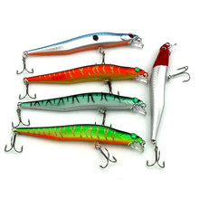 5pc Minnow Curved Fishing baits Artificial Bait 3D Fish Eye Bait Counterfeit Bait Fishing Accessories Lures #4S19FB @C 2024 - buy cheap