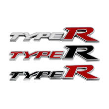 Car Styling 3D TYPER Emblem Badge Logo Decal Sticker For Honda Accord Civic CRV Fit Vezel Odyssey Jazz Stream Crider Greiz CRZ 2024 - buy cheap