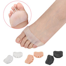 1 Pair Silicone Soft Forefoot Pads High Heel Shoes Slip Resistant Protect Pain Relief Foot Care Half Yard Invisible Gel Insoles 2024 - buy cheap