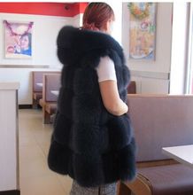 Winter Women's fur Jacket Faux Fox Fur Vest Coat Fashion Hooded Fur Waistcoat Warm Outerwear plus size S-4XL 2024 - buy cheap