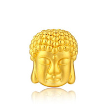 Colgante 3D de Buda, oro amarillo puro de 24K, 1g 2024 - compra barato