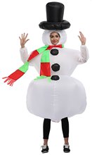 Christmas Adult Inflatable Snowman Costume Cosplay Fancy Party Dress 2024 - buy cheap