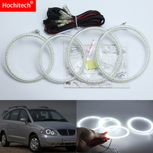 for SsangYong Rodius 2004-2013 Ultra bright SMD white LED angel eyes 2600LM 12V halo ring kit daytime running light 2024 - buy cheap