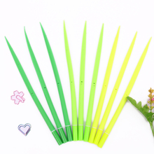 Bolígrafo de Gel de hierba verde Kawaii, decoración de macetas, papelería de oficina, suministros escolares, lápices suaves de silicona de escritura de 0,38mm, 1 ud. 2024 - compra barato