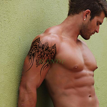 Водонепроницаемый Временные татуировки стикер крест племени Тотем поддельный тату флэш-тату ноги руки назад большой размер боди-арт для мужчин женщин мужчин 2024 - купить недорого