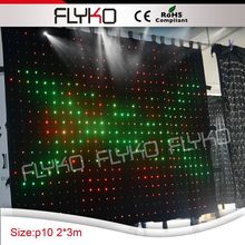 DIY beautiful image cloth display LED video curtain 2024 - buy cheap