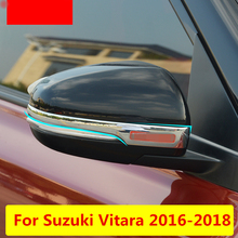 For Suzuki Vitara 2016-2018 Car External Rearview Mirror Cover Sequins Decorative Sticker Auto Accessories Exterior decoration 2024 - buy cheap