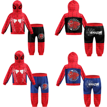 2Pcs/Sets Spider Baby Casual Tracksuit Children Boy Girl Cotton Jacket Pants Kids Leisure Sport Suit Infant Clothing 2024 - buy cheap