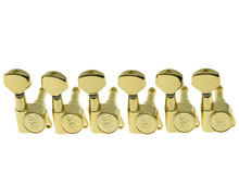 KAISH Wilkinson 6 Inline Gold E-Z LOK Guitar Tuning Keys Machine Heads for Strat for Tele 2024 - buy cheap