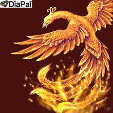 DIAPAI DIY 5D Diamond Painting "Animal Phoenix" Full Diamond Embroidery Sale Picture Of Rhinestones For Festival Gifts A25575 2024 - buy cheap