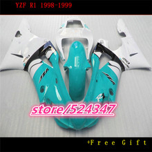 Fei-high quality ABS fairings set for  1998 1999 YZF-R1 white green black YZF R1 98 99 fairing kit 2024 - buy cheap