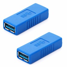 2pcs/lot USB 3.0 A Male to USB 3.0 A Male Adapter Adaptor Converter Connector 2024 - buy cheap