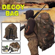 100X75cm Outdoor Durable Hunting Duck Decoy Bag Mesh Large Capacity Backpack with Shoulder Straps Drake Goose Storage Net Bag 2024 - buy cheap