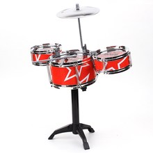 Red Blue Kids Toys Drum Kit Children Junior drum Music Hand Knocking Percussion Instruments Kid Jazz Beating Drum 2024 - buy cheap