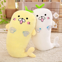 Cute Soft Cute Sea Lion Doll Plush Toy Down Cotton Soothing Pillow Ugly Cute Doll Animal Sofa Cushion Baby Child Birthday Gift 2024 - buy cheap