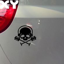 Rock Music Earphones Skull Vinyl Wrap Reflective Tape Car Modification Stickers and Decals Drop Shipping 2024 - buy cheap