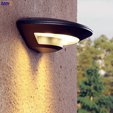 IWHD-Lámpara LED de pared impermeable para exteriores, iluminación para jardín, porche, balcón, Exterior 2024 - compra barato