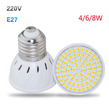 Светодиодный светильник E27 4 Вт 6 Вт 8 Вт, 36 светодиодный s 54 светодиодный s 72 светодиодный s Точечный светильник 220 В 230 в 240 в, светодиодный свети... 2024 - купить недорого