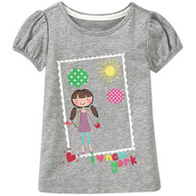 2018 футболка для маленьких мальчиков и девочек Летняя Милая футболка с рисунком Детская одежда Детские Топы И Футболки в европейском стиле 2024 - купить недорого