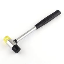 1pc Jewelry Making Tools Installable Two Way Rubber Hammers Mallets Sledge Hammer with  Steel Handle Platinum 235~240x69x25mm 2024 - buy cheap