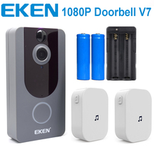 1080P Smart WiFi Vedio Wireless Doorbell V7 Smart Intercom Security Camera With Chime Night Vision PIR Motion Detection 2024 - buy cheap