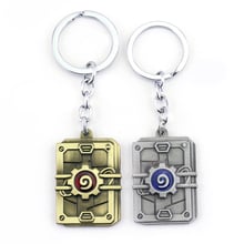 MQCHUN Hearthstone Heroes Of Warcraft Keychain Zinc Alloy Logo pendant keyring Fashion Game Jewelry Metal Key Chain Charms Gift 2024 - buy cheap