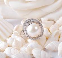 ADJUSTABLE Real Freshwater Pearl Ring 11-12 Super Big Size Jewellery Fashion Finger Ring Hot Promotion!!! 2024 - buy cheap