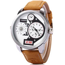 Military Army Analog Quartz Watch For Men Top Luxury Brand Men's Wrist Watches Dual Time Sports Wristwatch Man Relogio Masculino 2024 - buy cheap