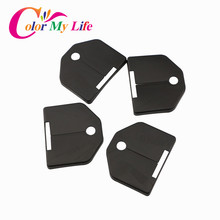 Color My Life 4Pcs/Set ABS Car Door Lock Cover Door Protecting Covers Sticker for Ford Focus 2 MK2 2005 - 2012 Accessories 2024 - buy cheap