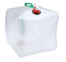 Outdoor BBQ Water Bag Camp Portable PVC Folding Water Bag 20L 5pcs/lot 2024 - buy cheap