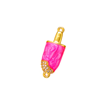 ZHUKOU 9*23mm High Quality Brass Cubic Zirconia ice cream Charms Connectors DIY Jewelry Findings Making, Hole:0.8mm Model: VS365 2024 - buy cheap