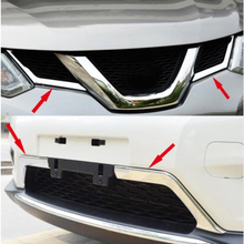 ABS Chrome for 2014 2015 2016 Nissan X-Trail T32 X Trail XTrail Rogue Car Accessories Front Grille Grill Cover Trim Styling 4Pcs 2024 - buy cheap